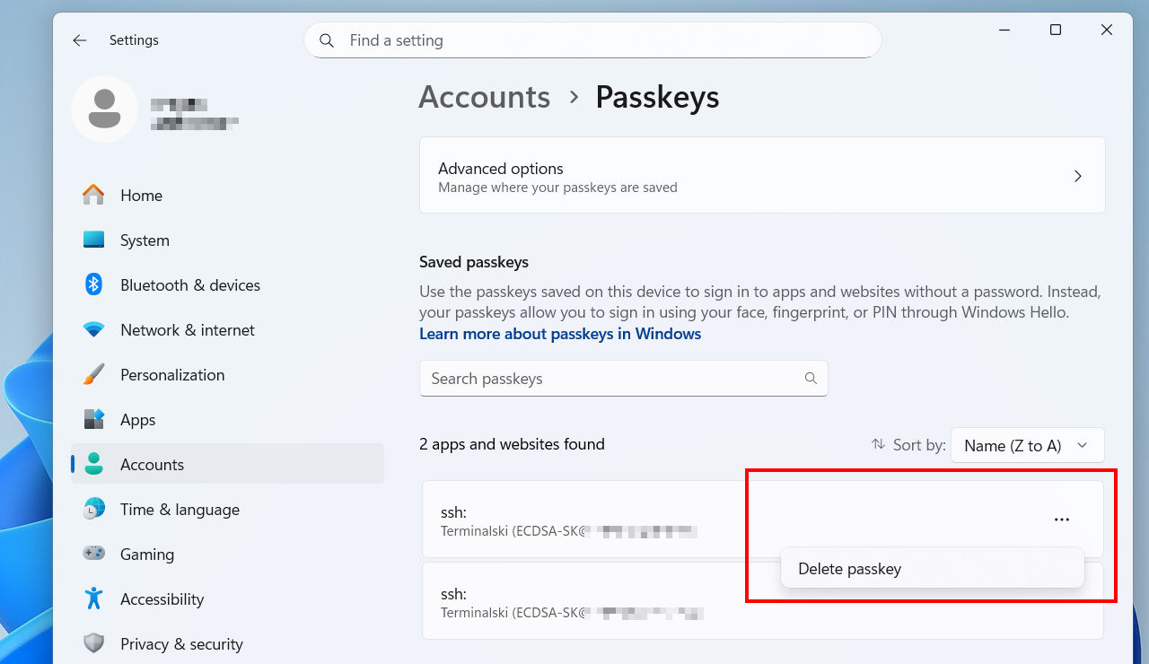 Windows Key Login Method Using Windows Hello for SSH Logins (RSA/ECDSA-SK/Ed25519-SK) – Terminalski